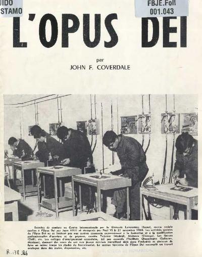 L’Opus Dei. [Brochure]