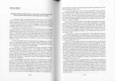Homilía de Juan Pablo II en la Misa de Canonización del beato Josemaría Escrivá de Balaguer (6-10-2002). [Journal Article]