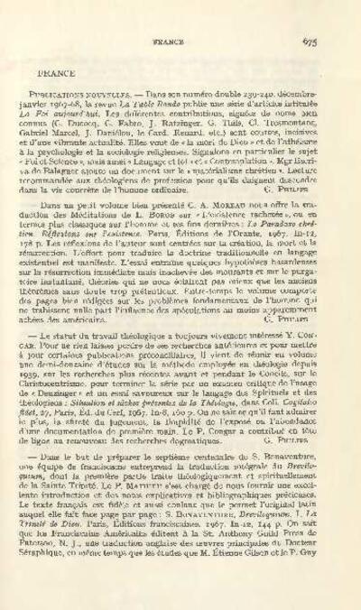 [Recensi&oacute;n sobre: Le mat&eacute;rialisme chr&eacute;tien]. [Journal Article]
