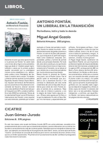 [Recensión sobre: Antonio Fontán, un liberal en la Transición. Periodismo, latín y todo lo demás]. [Journal Article]