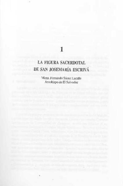 La figura sacerdotal de San Josemaría Escrivá. [Book Section]