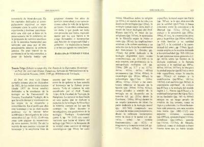 [Recensi&oacute;n sobre: Dar raz&oacute;n de la esperanza: Homenaje al Prof. Dr. Jos&eacute; Luis Illanes]. [Art&iacute;culo de revista]