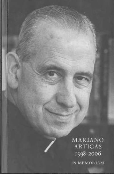 Mariano Artigas 1938-2006. Acto académico In memoriam, 23 de noviembre de 2007. [Libro en colaboración]