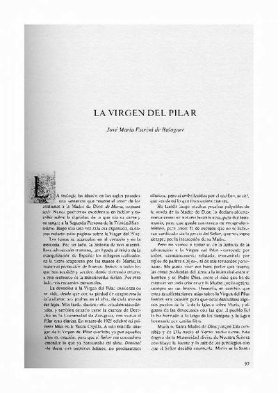 La Virgen del Pilar. [Book Section]