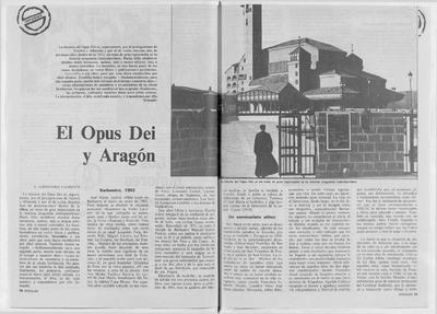 El Opus Dei y Aragón. [Artículo de revista]