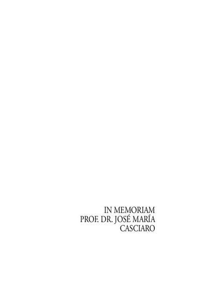 In memoriam: Prof. Dr. José María Casciaro. [Artículo de revista]
