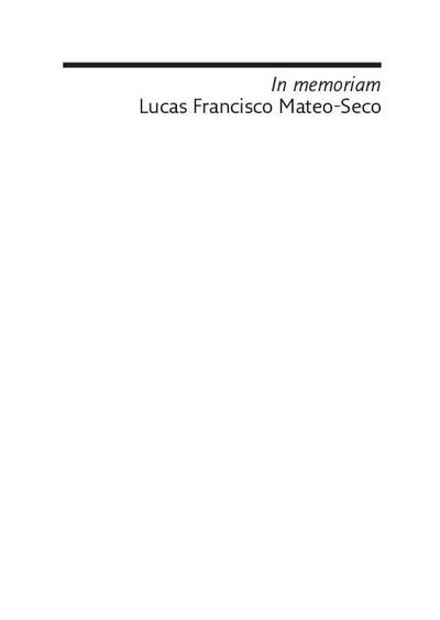 In memoriam: Lucas Francisco Mateo-Seco. [Artículo de revista]