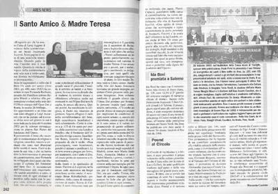 Il Santo Amico & Madre Teresa. [Journal Article]