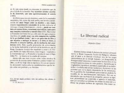 La libertad radical. [Book Section]