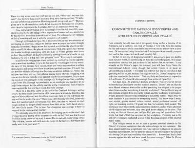 Response to the papers of Jenny Driver and Carlos Cavallé, with replies by Driver and Cavallé. [Parte de un libro]
