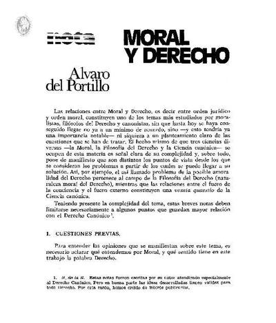 Moral y derecho. [Journal Article]