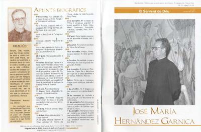 El servent de Déu José María Hernández Garnica. Nº 4. [Folleto]