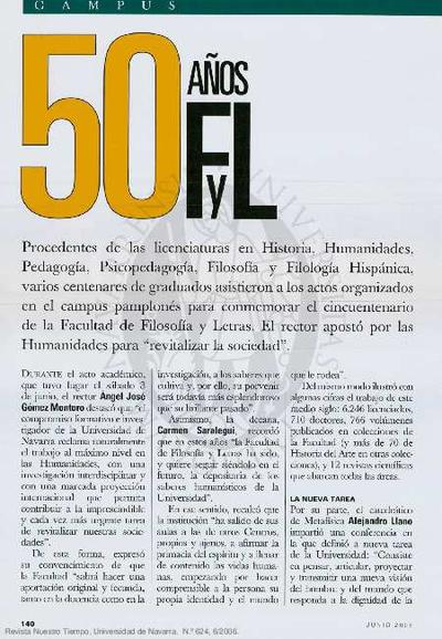 50 años FyL. [Journal Article]
