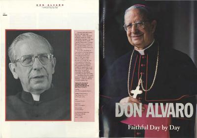 Don Álvaro: Faithful Day by Day. [Folleto]