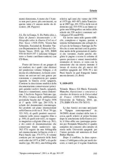 [Recensión sobre: Oposiciones y concursos a Cátedras de Historia de la Universidad de Franco (1939-1950)]. [Artículo de revista]
